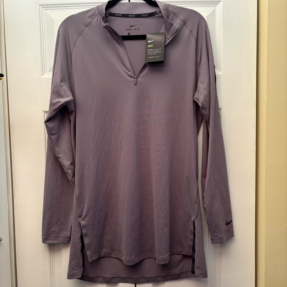 Nike Training Gray Half-Zip Pullover, Men’s M